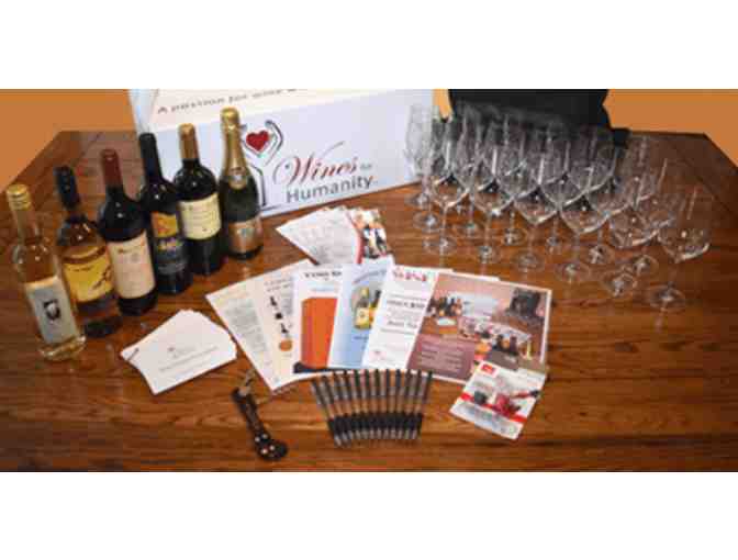 Wines For Humanity - Virtual Wine Tasting for 14 to 18 People With a Private Wine Advisor