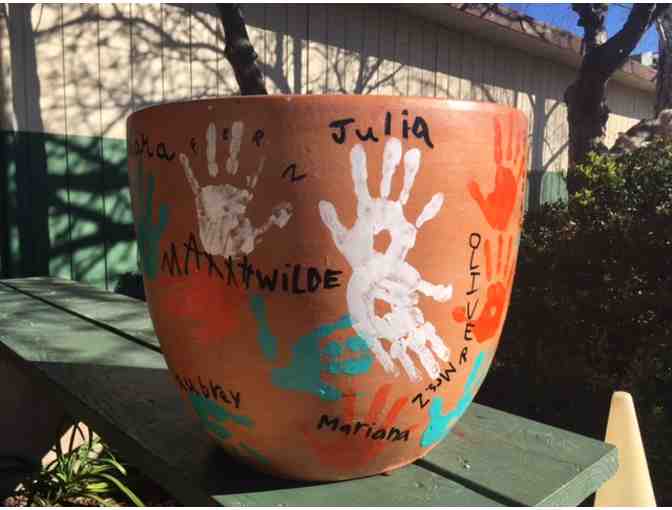Hand-Decorated Planter Pot by 2nd Grade + $50 at Van Winden's + Plant Consultation
