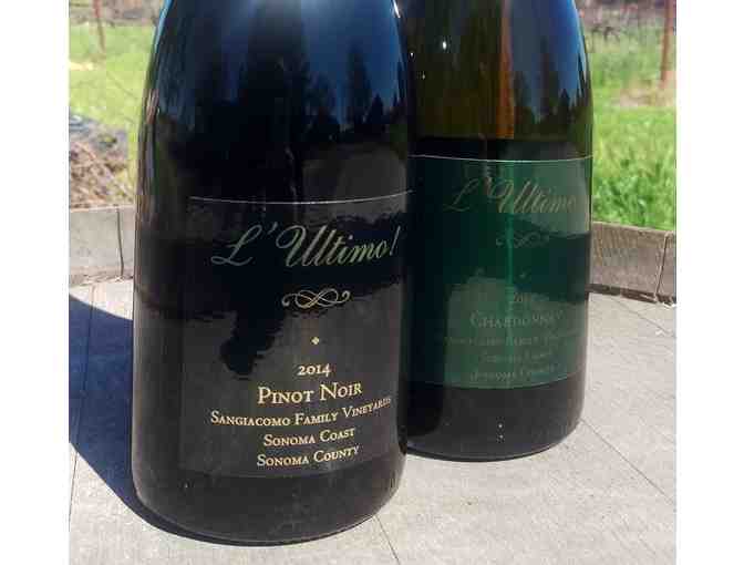 L'Ultimo Sangiacomo Family Vineyards 2015 Chardonnay & 2014 Pinot Noir, 6 Bottles
