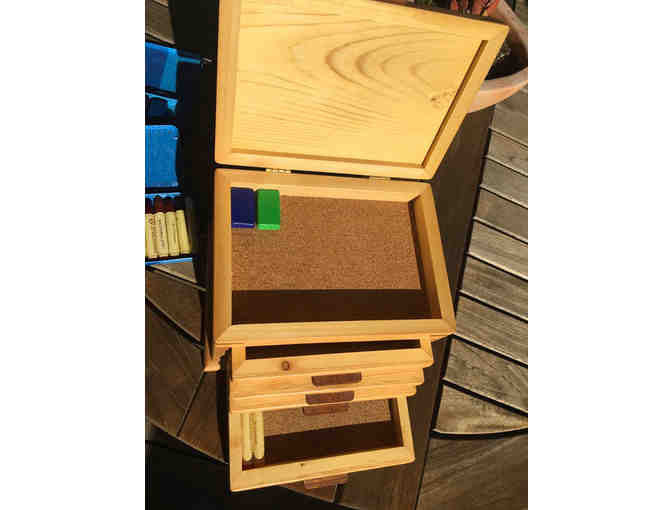 Wooden Storage Box - Handmade by Teacher Martine's husband