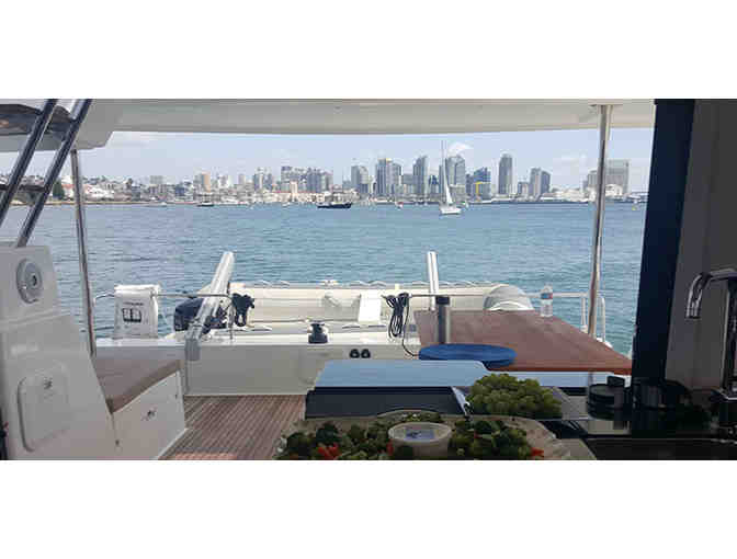 Private Sunset Sail in San Diego - 3 Hr on a Catamaran for 12 with Wine + Cheese