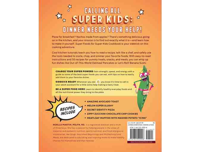 Super Foods for Super Kids Cookbook + 5-pack of Fruit Fly Bags