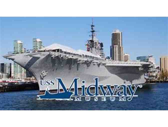 USS Midway - One Family Pack of Four (4) Guest Passes - Photo 1