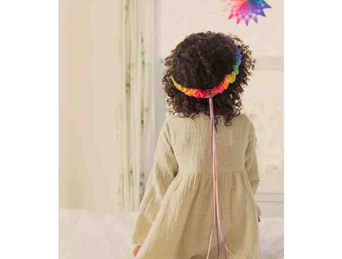 Whimsical Playsilks, Silk Crown, and Rainbow Silk Garland from Sarah's Playsilks - Photo 5