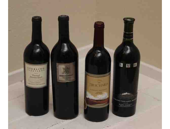 A Library Selection of Cabs: Sterling, John Anthony + Truchard - 4 Bottles