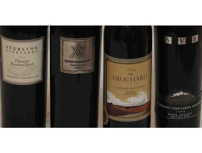 A Library Selection of Cabs: Sterling, John Anthony + Truchard - 4 Bottles