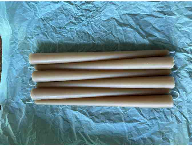 Elegant, Handmade BEESWAX TAPER CANDLES - 12 total - Photo 1