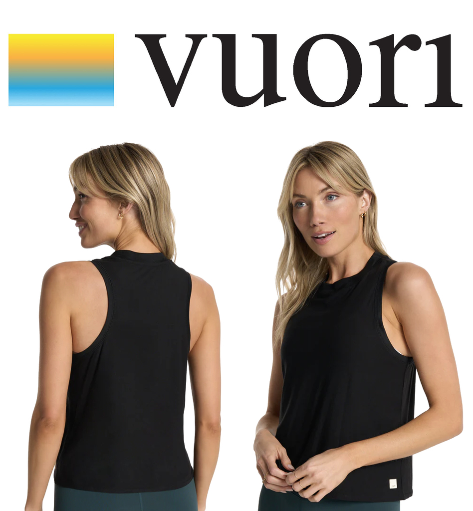Vuori Energy Yoga Top + Gift Bag