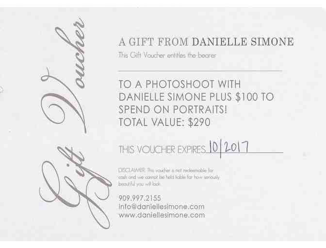 PHOTOSHOOT with Danielle Simone and $100 towards Portraits