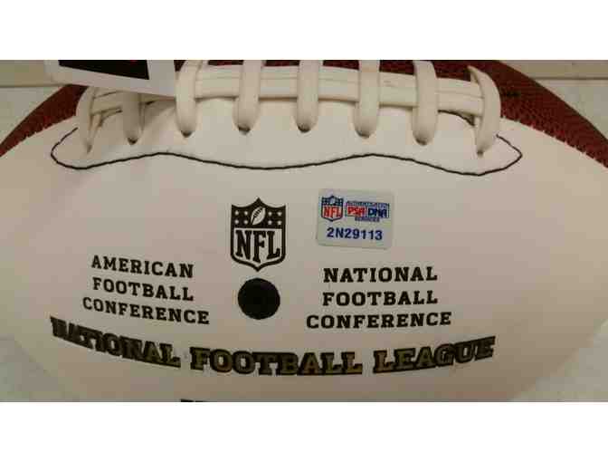 Adalius Thomas New England Patriots SIGNED FOOTBALL PSA/DNA Certified