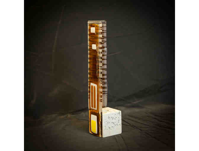 Pearl River Glass Candle Glass Piece