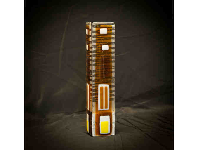 Pearl River Glass Candle Glass Piece