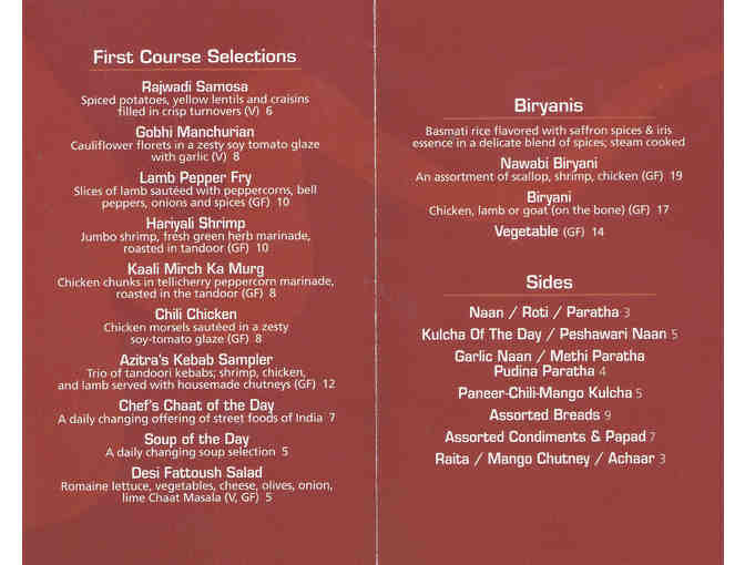 Azitra - $50 gift certificate