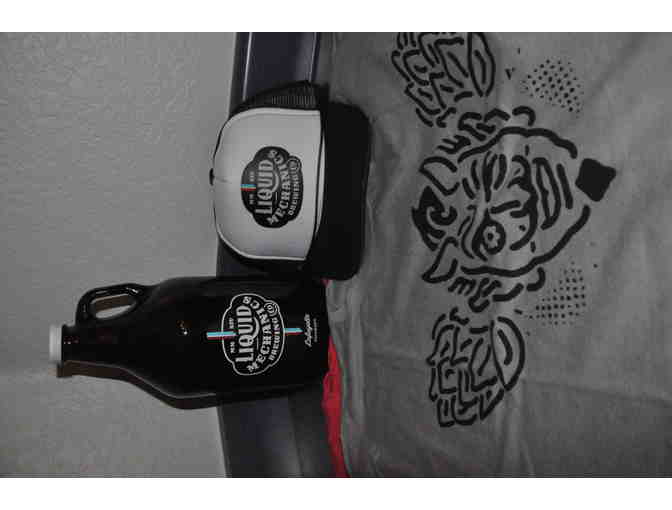 Liquid Mechanics - $25 gift card, growler & SWAG