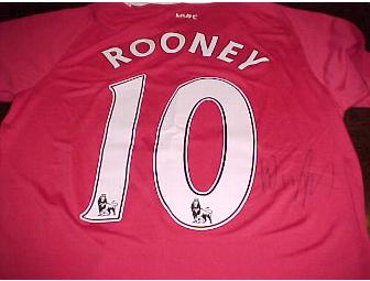 Manchester United Wayne Rooney Autographed Jersey