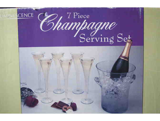 Luminescence 7 Piece Champagne Serving Set