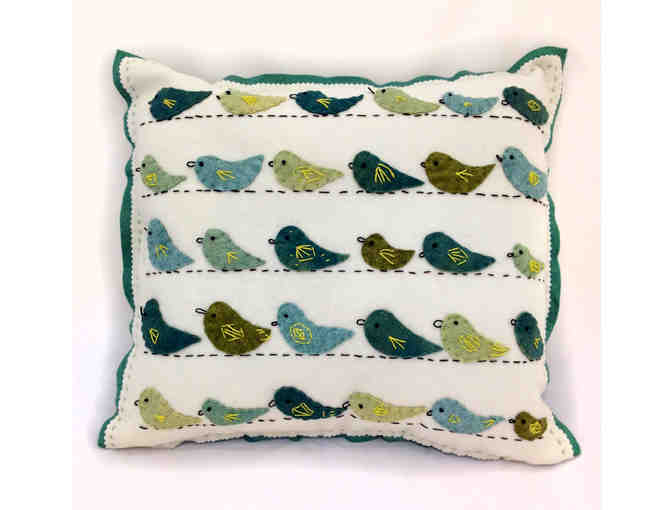 Hand-Stitched Bird Pillow-Class 2