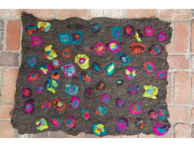 Wet Felted Rug by Class 1