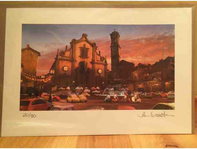 Signed Limited Edition print of Cars scene (#20 of 30)