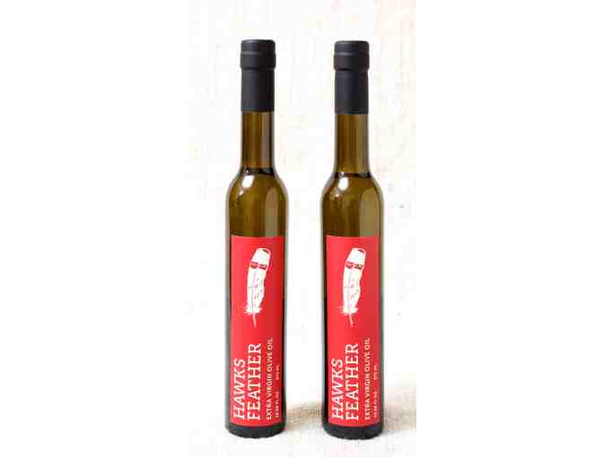 2 bottles of Hawks Feather Organic Olive Oil