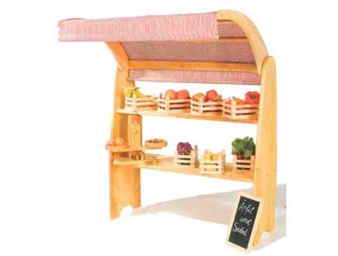 Handmade Wooden Playstand with Awning