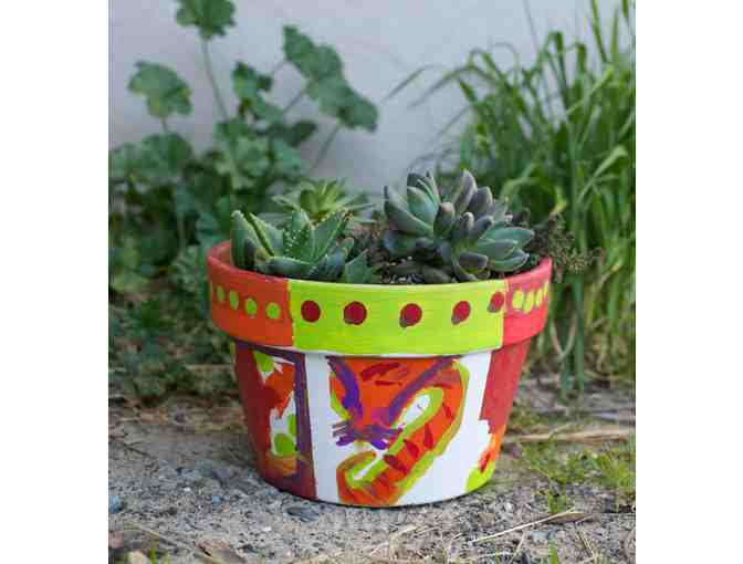Holiday - Succulent painted pot - Class 2