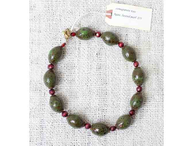 Pomegranate Kiss - Handmade Necklace