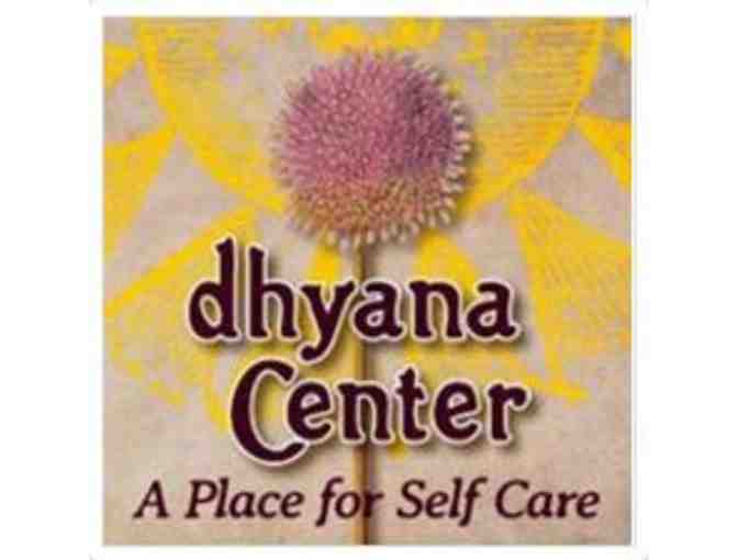 Dhyana Center Gift Certificate - One Month Membership