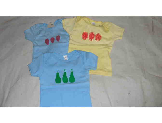 Infant Shirts with fun Fruit designs (Set of 3) - Photo 1