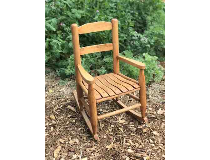 Slat Seat  Child's Rocking Chair
