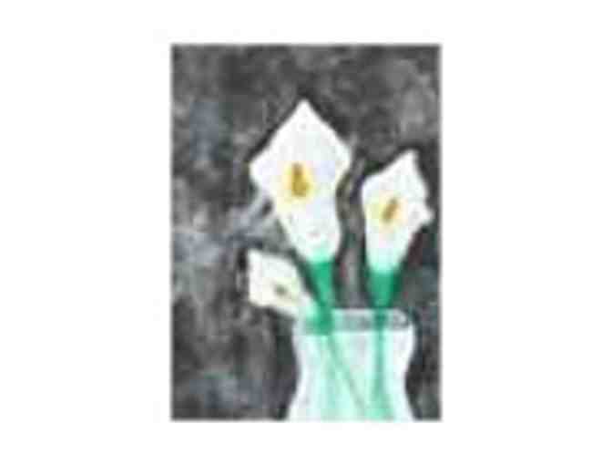 Class 6 - Lilies and Night Sky - Set of 8 Cards - Group 3