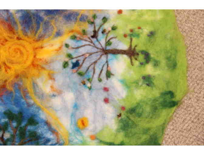4 Seasons Felted  Centerpiece: Spring, Summer, Autumn and Winter