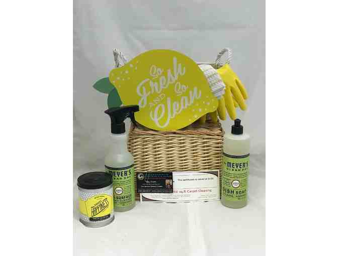 California Steam Clean Carpet Cleaning & Gift Basket of Cleaning Supplies
