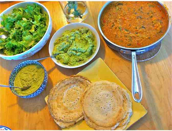 Gourmet South Indian Dinner for 6 at your place!