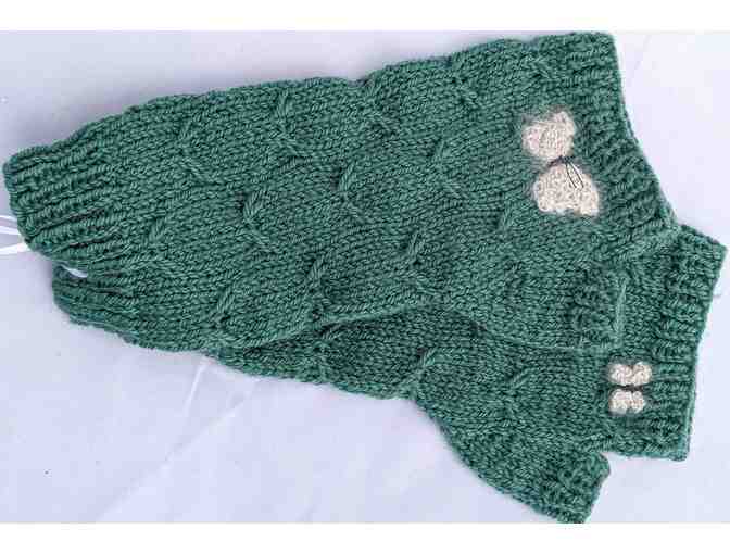 'Catching Butterflies' fingerless gloves - knitt by Ms. McKenzie