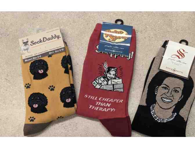 3 Pairs of Graphic Socks from Sock Daddy and Sock Smith