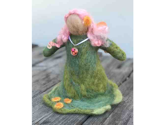 Needle Felted Spring Fairy