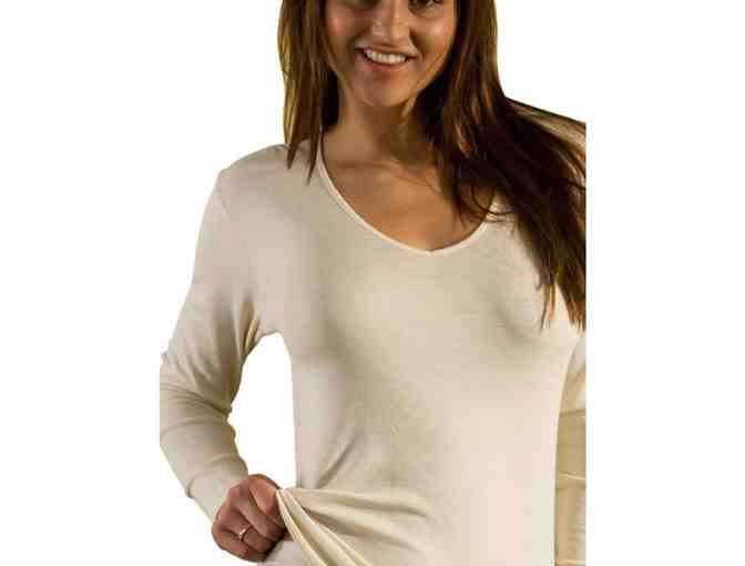 Hocosa Wool/Silk SHORT SLEEVED Undershirt, Women's Size M