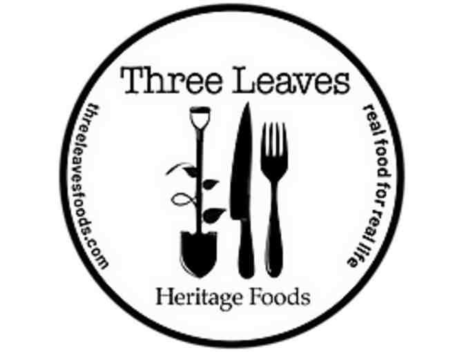 $50 Gift Card for Three Leaves Heritage Foods