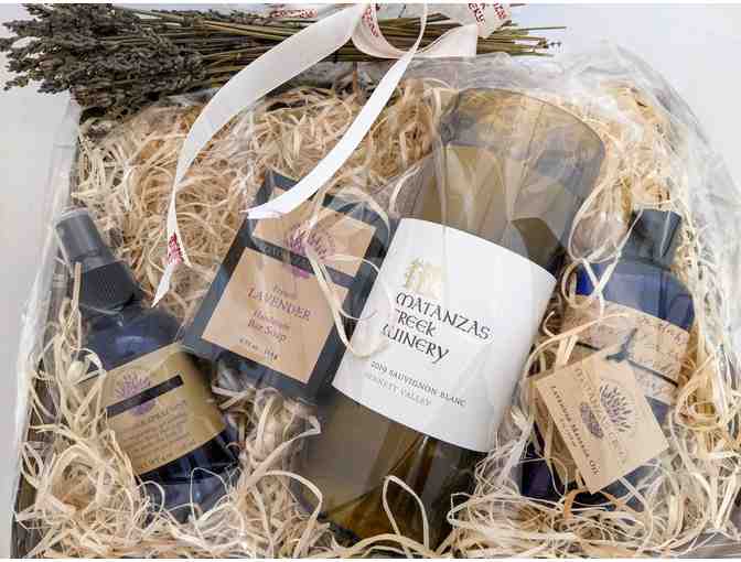 Tour and Tasting For 4 at Matanzas Creek Winery + Lavender Gift Basket