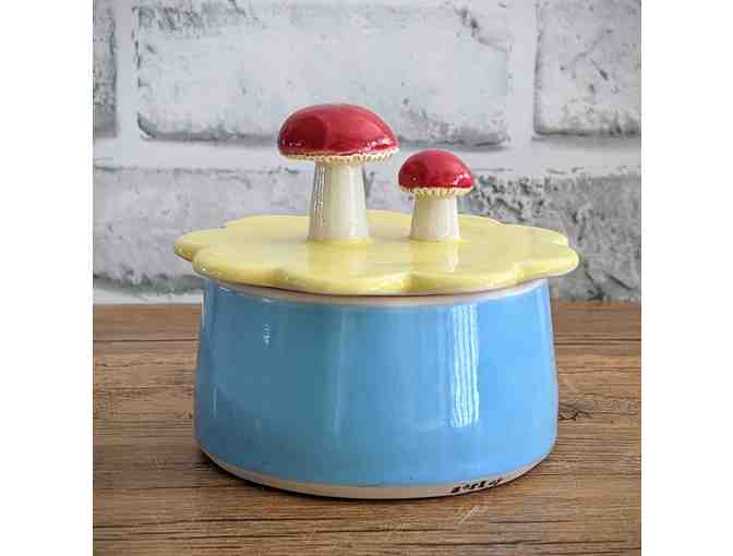 Handmade Mushroom Butter Bell by Laura Begley Ceramics - Photo 1
