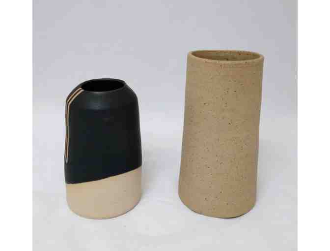 Two vases by Olivet Ceramics
