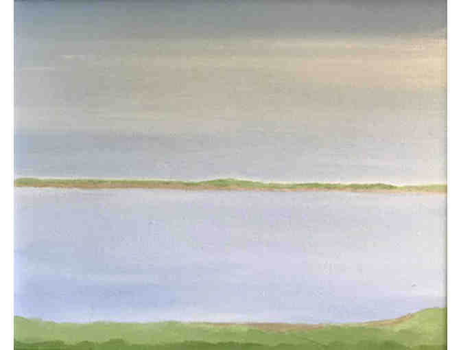 Two Coastal Paintings by Massachusetts Artist Marilyn Cavallari