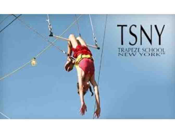Trapeze School New York at the Santa Monica Pier