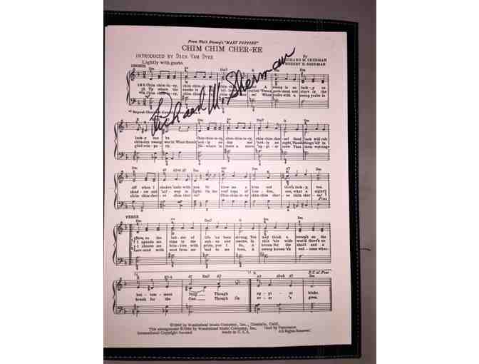 Richard M. Sherman Autographed Sheet Music ('Chim Chim Cher-ee') #2