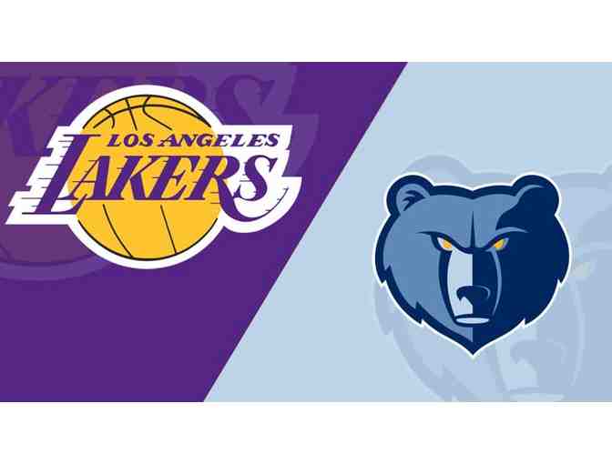 Lakers vs. Grizzlies - 2 Tickets - Tuesday, October 29, 7:30p (LeBron James/Anthony Davis) - Photo 1