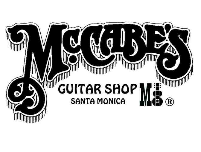 McCabe's Guitar Shop - admit 2 to the concert of your choice certificate 1