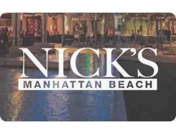 Nick's Manhattan Beach $100 gift card