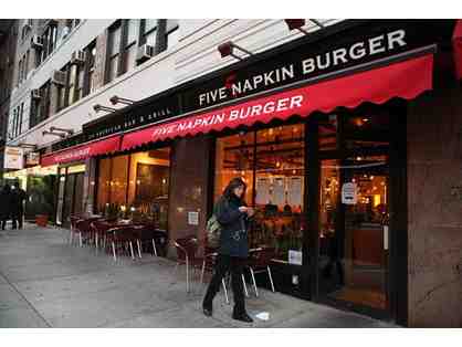 $100 Gift Card to Five Napkin Burger, Marseille and Partner Restaurants