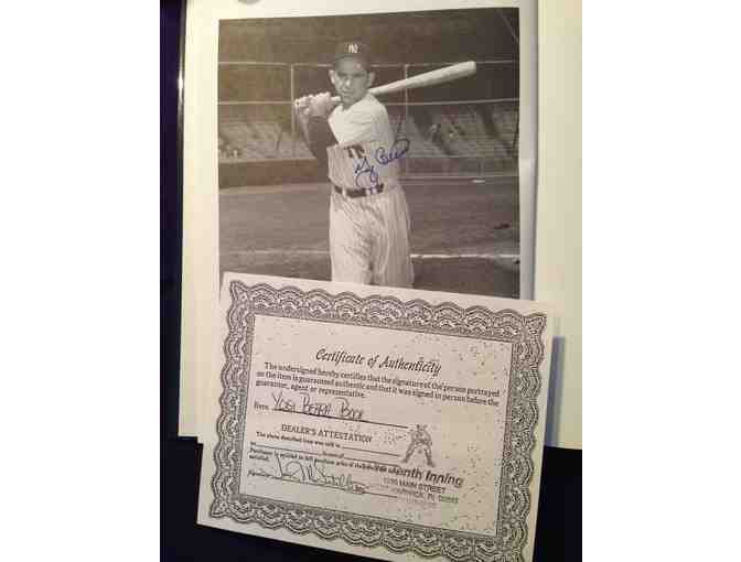 Baseball Legends Autographed by Yogi Berra